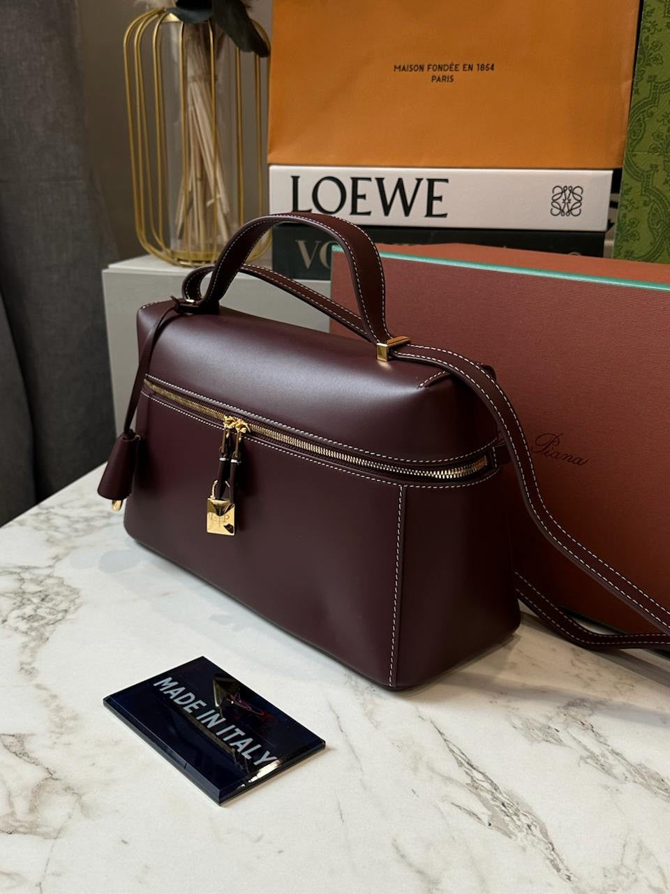 Lora Piana bag extra pocket