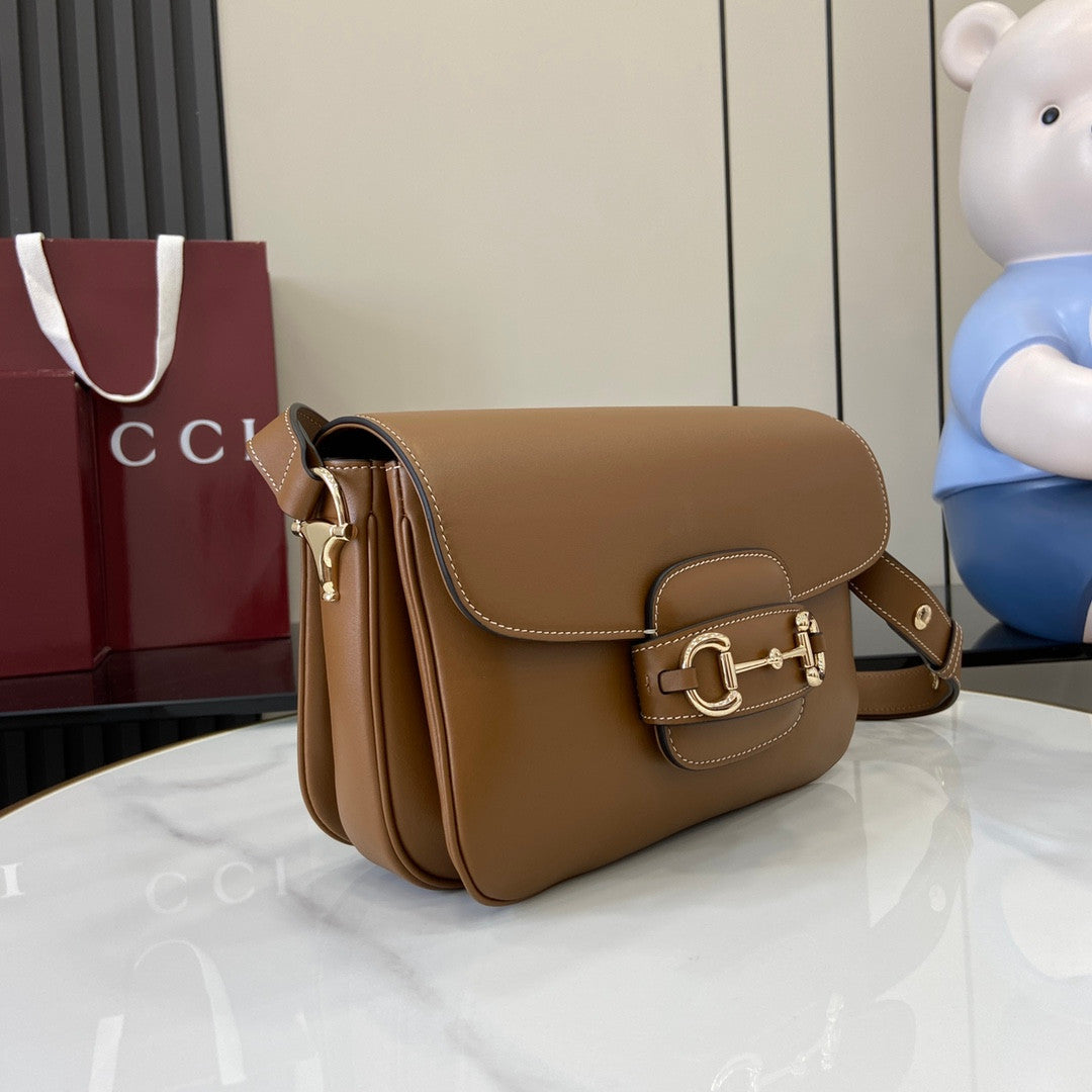 Gucci horsebeat bag brown