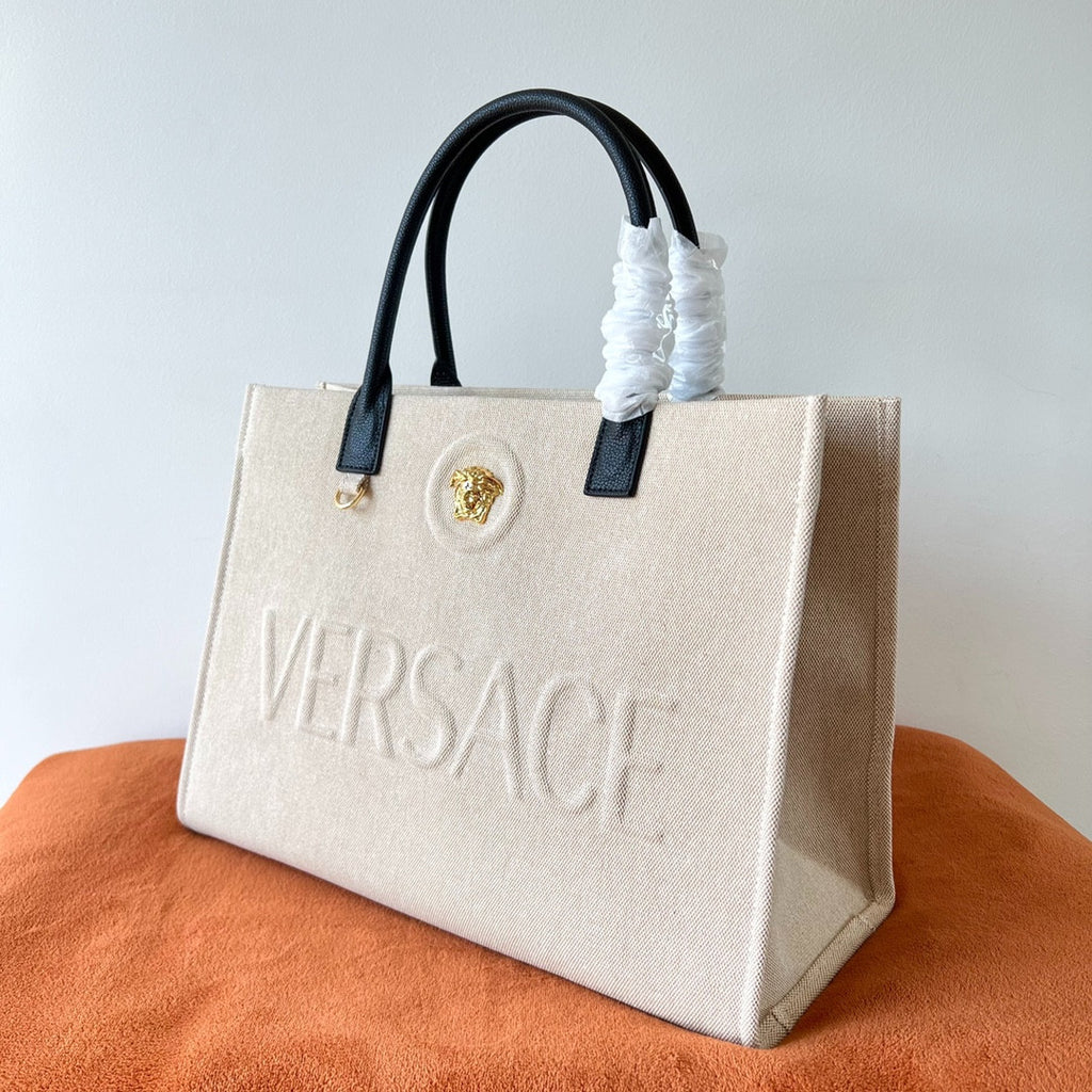 Versace tote bag cream