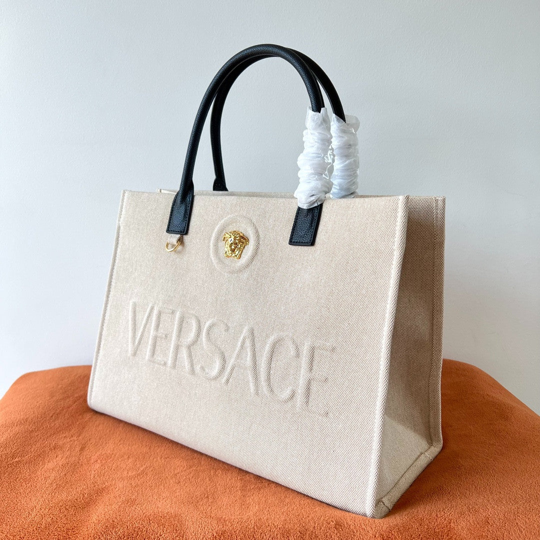 Versace tote bag cream