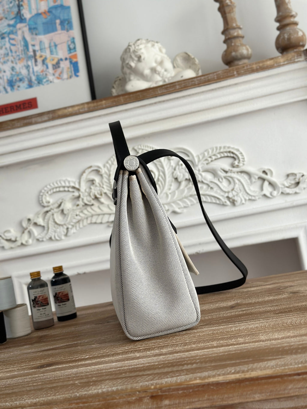 Herbag leather handbag