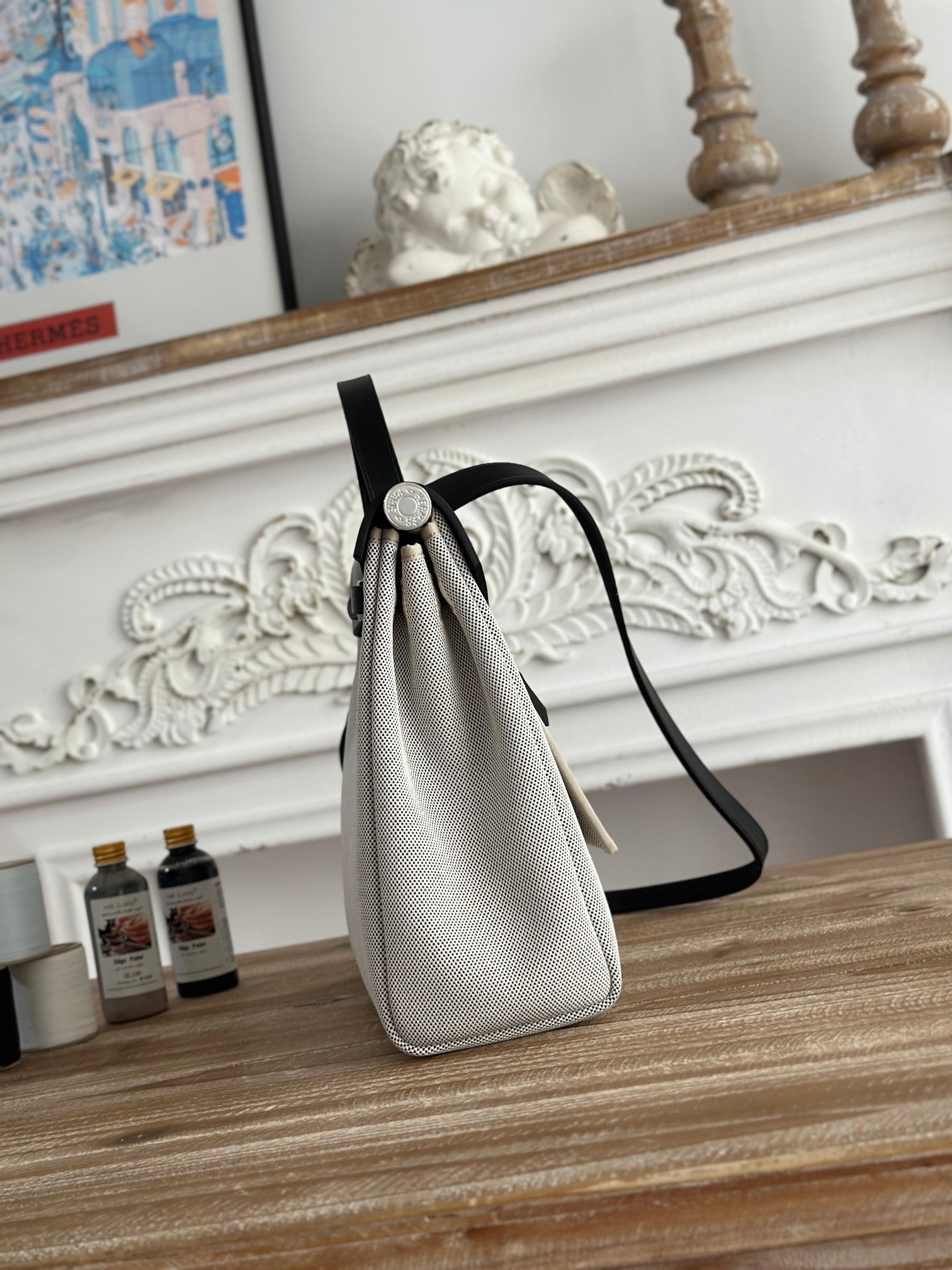 Herbag leather handbag