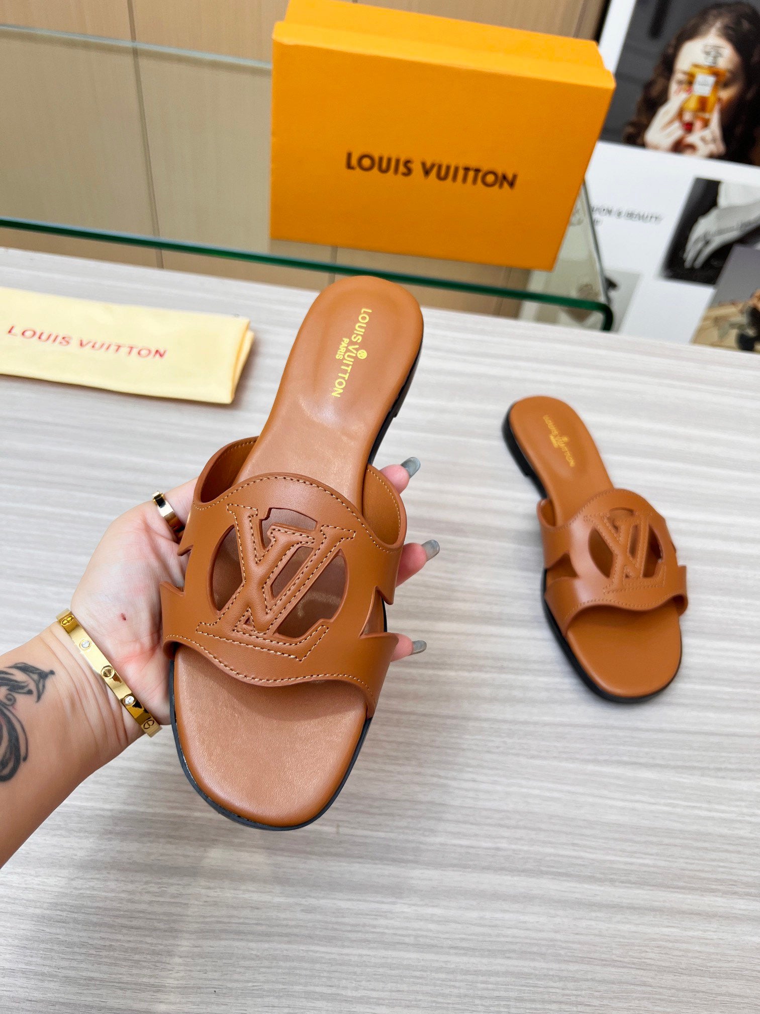 Louis Vuitton slides