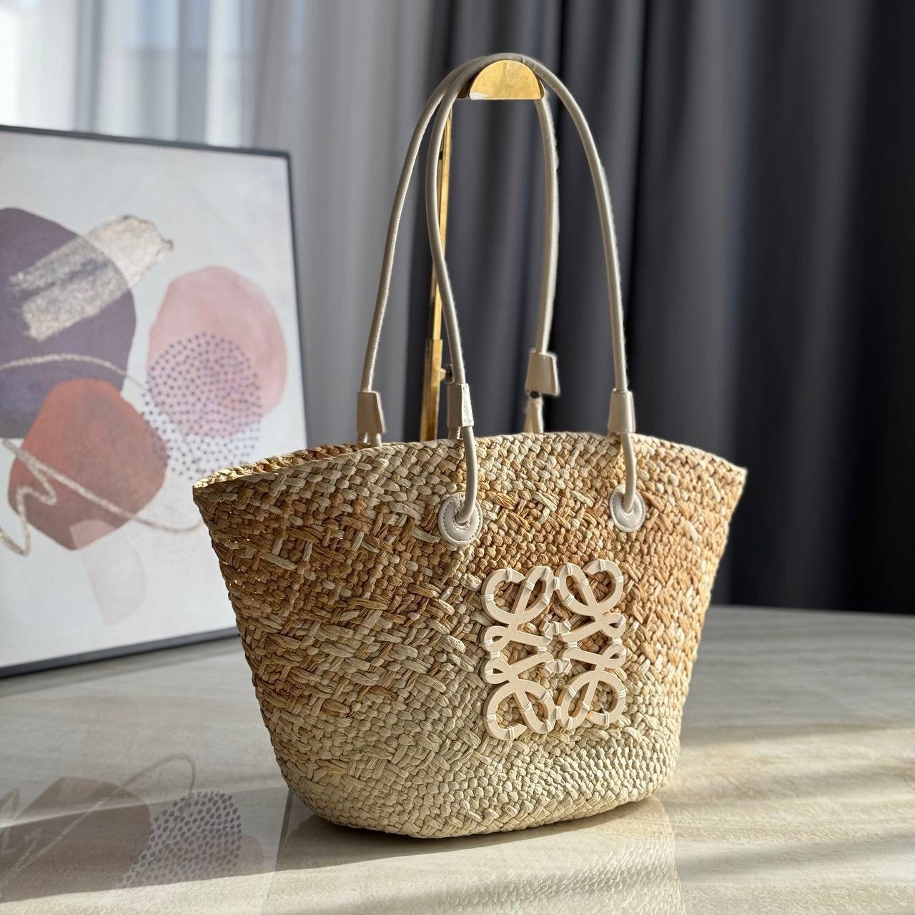 Loewe straw bag