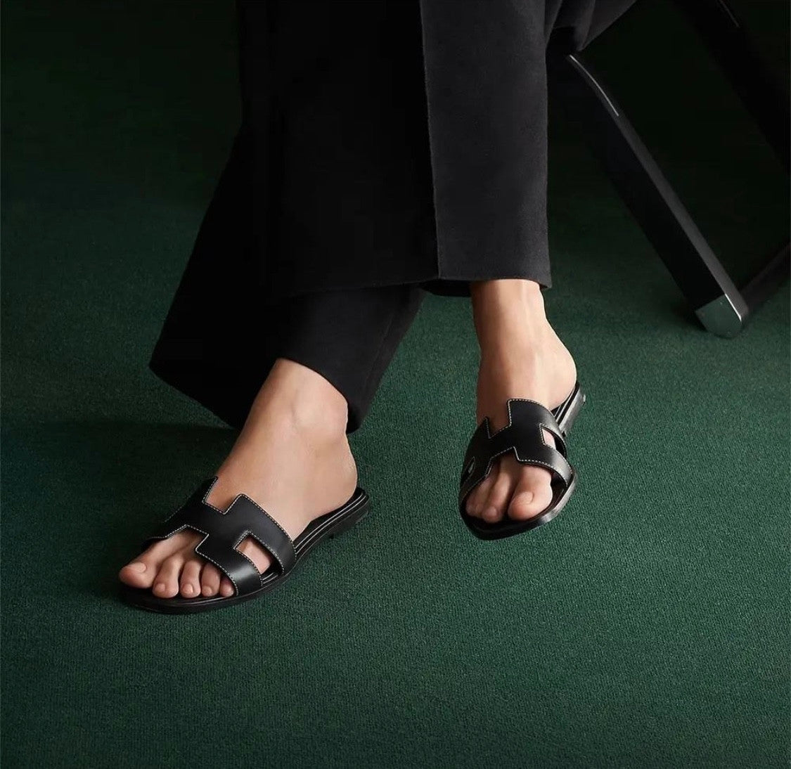 Oran sandals black