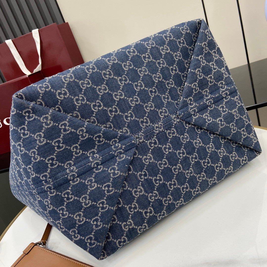 Gucci tote bag blue