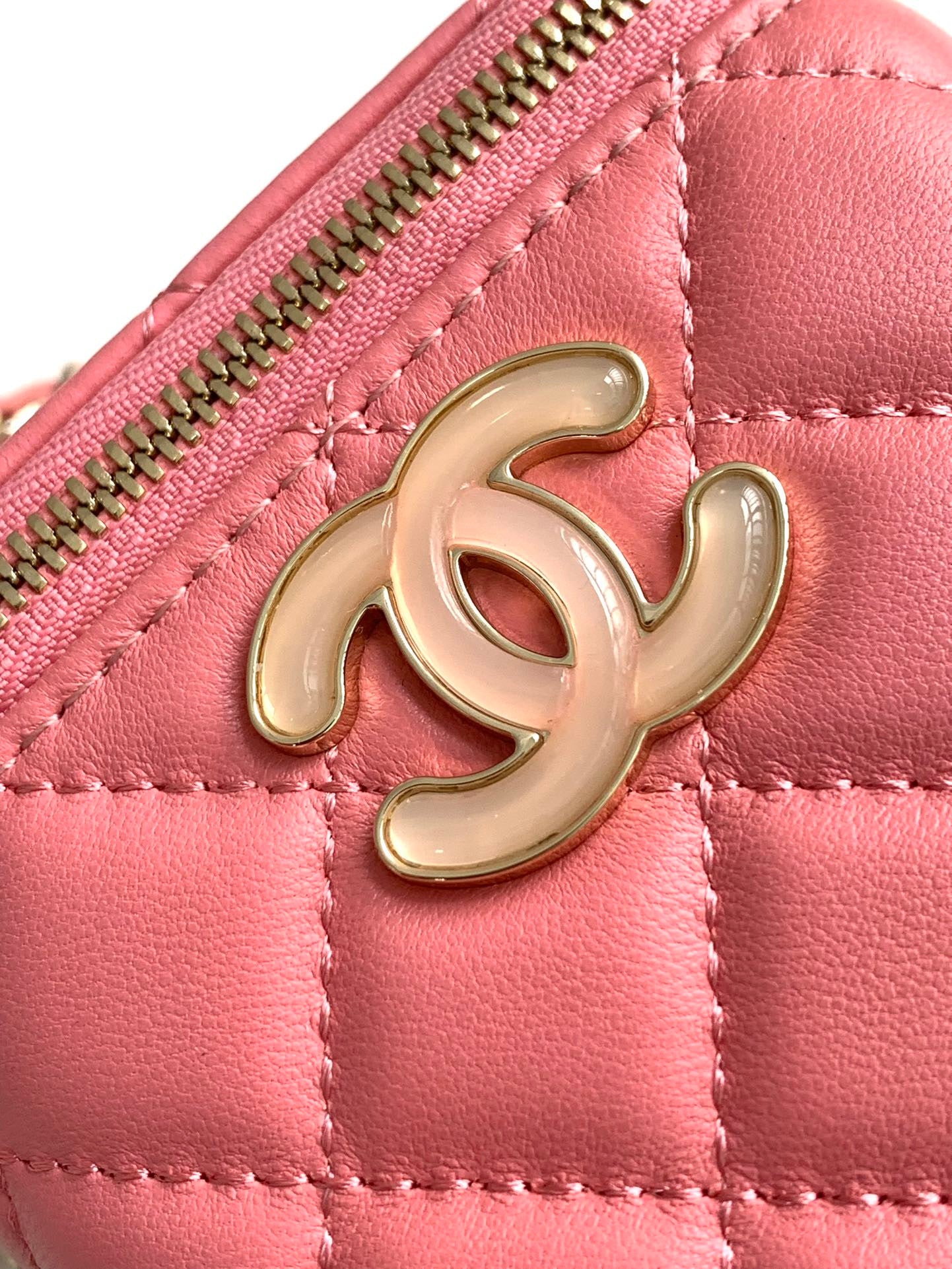 Chanel Mini Box Bag Coral Pink