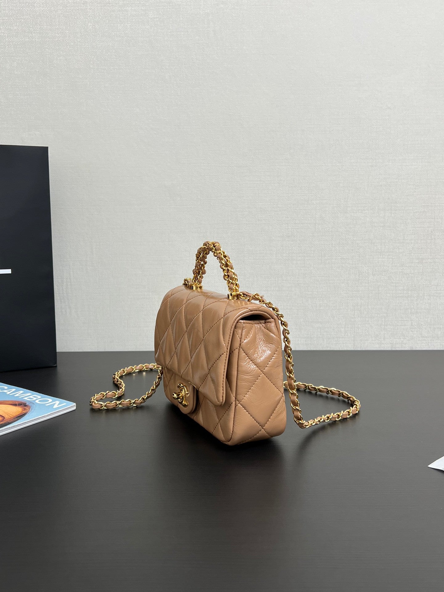 Chanel Mini Flap Bag Nude