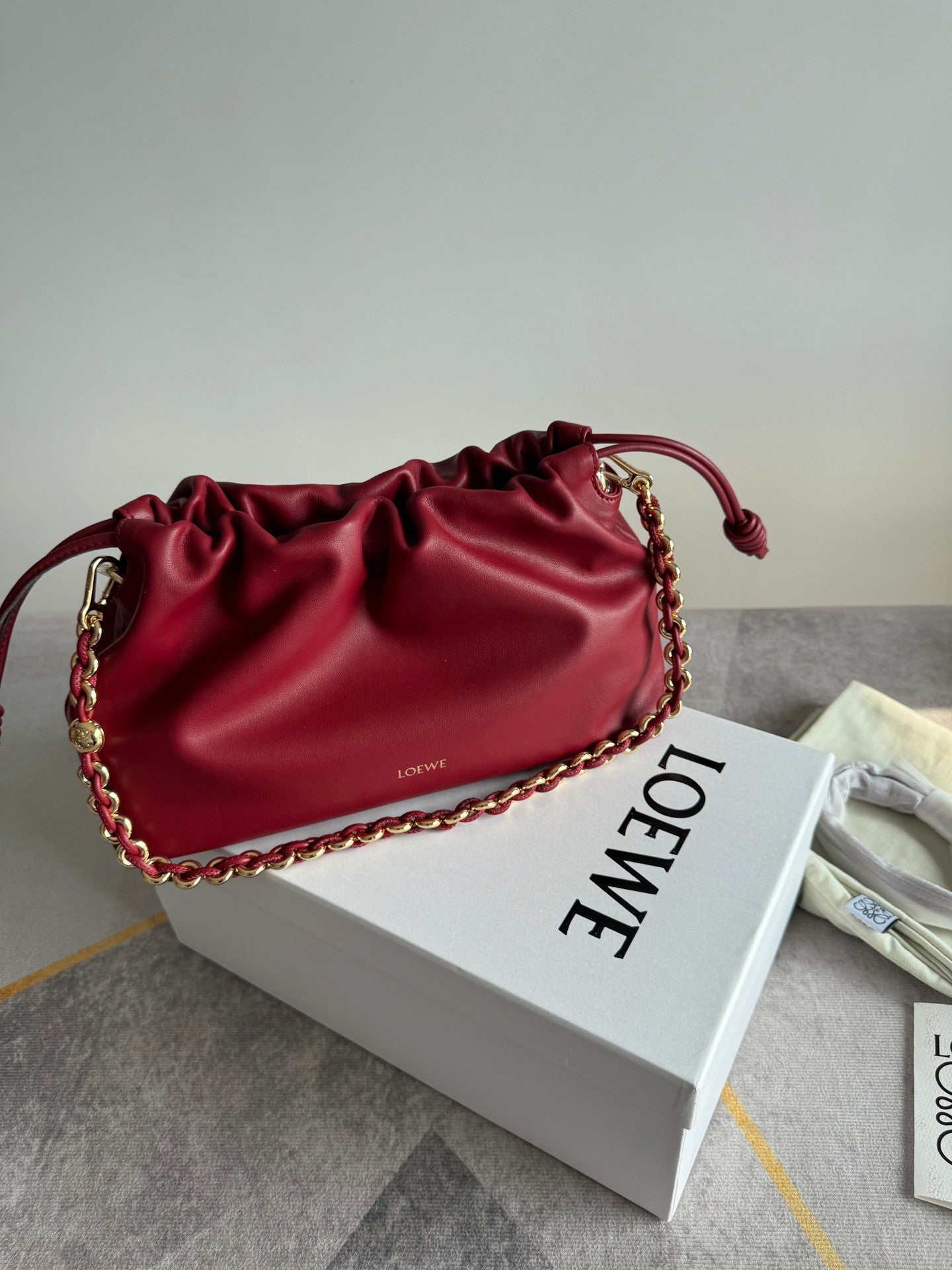 Loewe tote bag in red