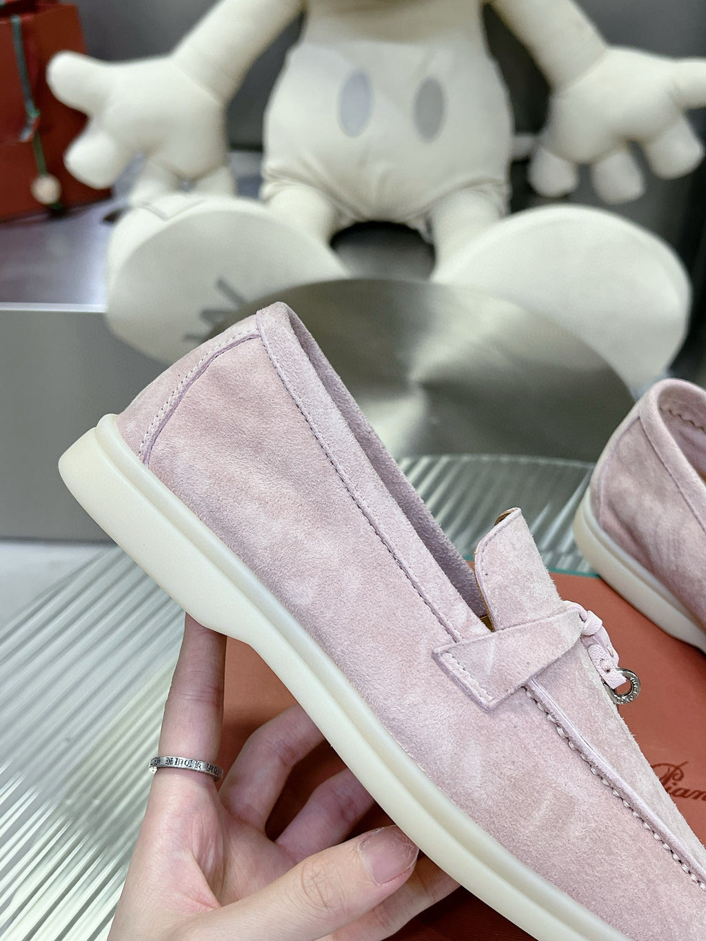 Loro Piana shoes pink