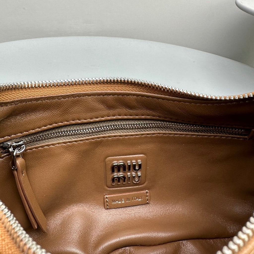 Miu Miu Pocket Nappa Leather Bag