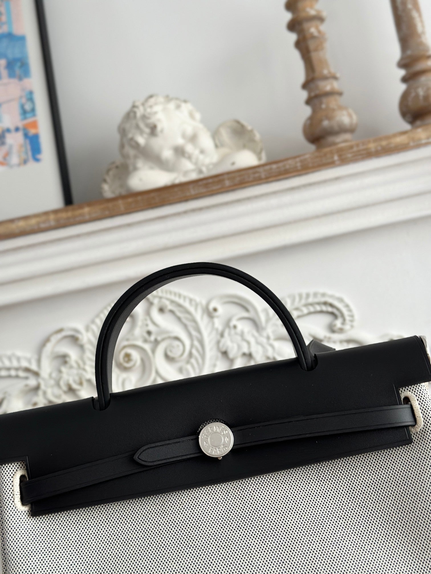 Herbag leather handbag