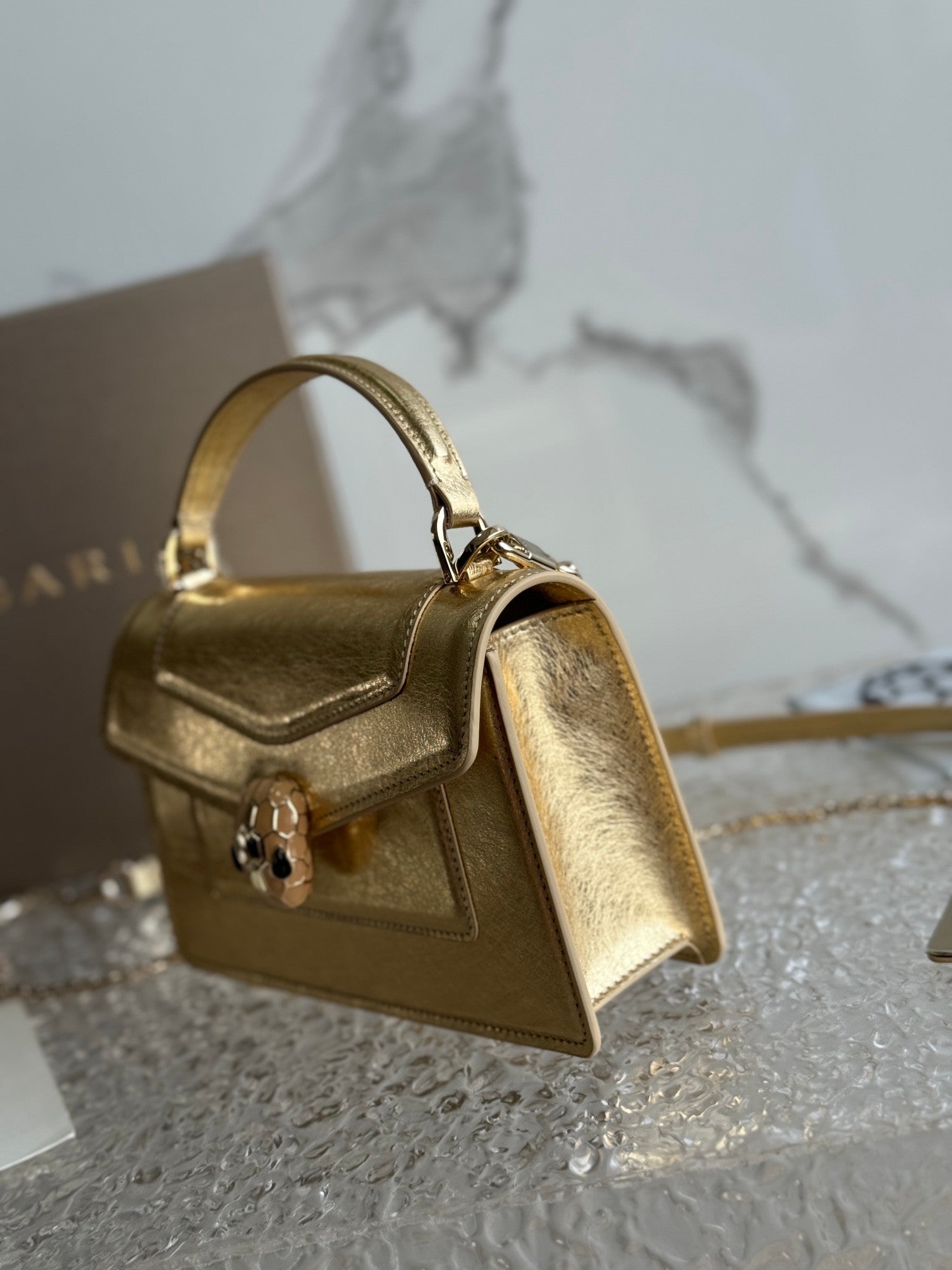 Bvlgari Serpenti Bag in gold