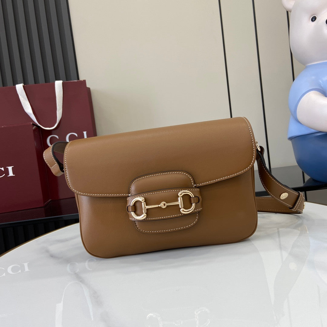 Gucci horsebeat bag brown