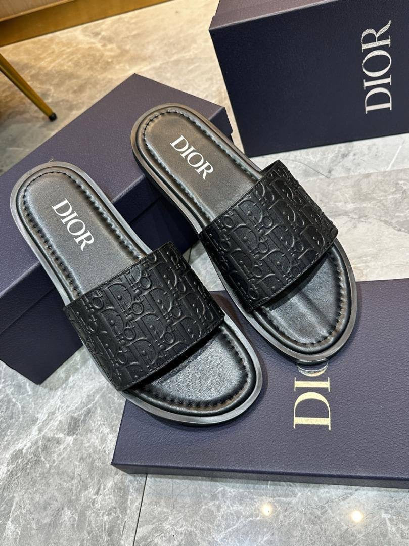 Dior slippers black