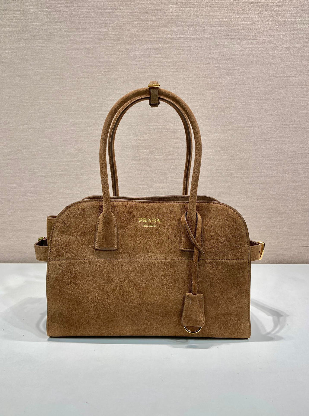 Prada Suede  Brown Bag