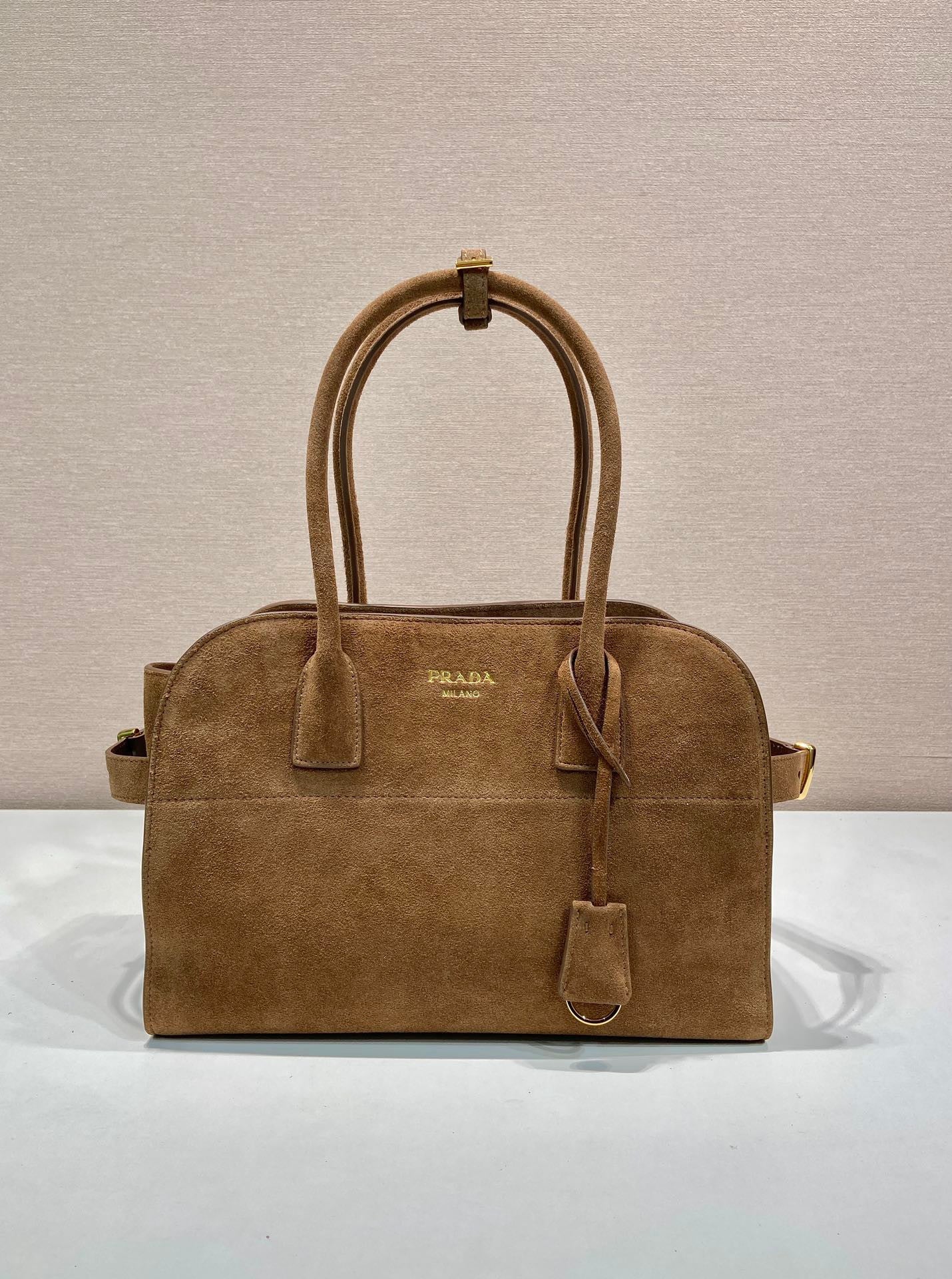 Prada Suede  Brown Bag