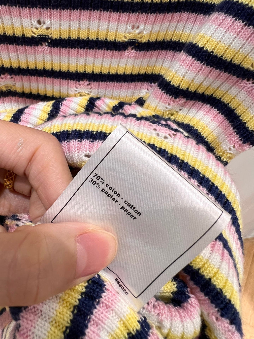 Chanel pulover stripes