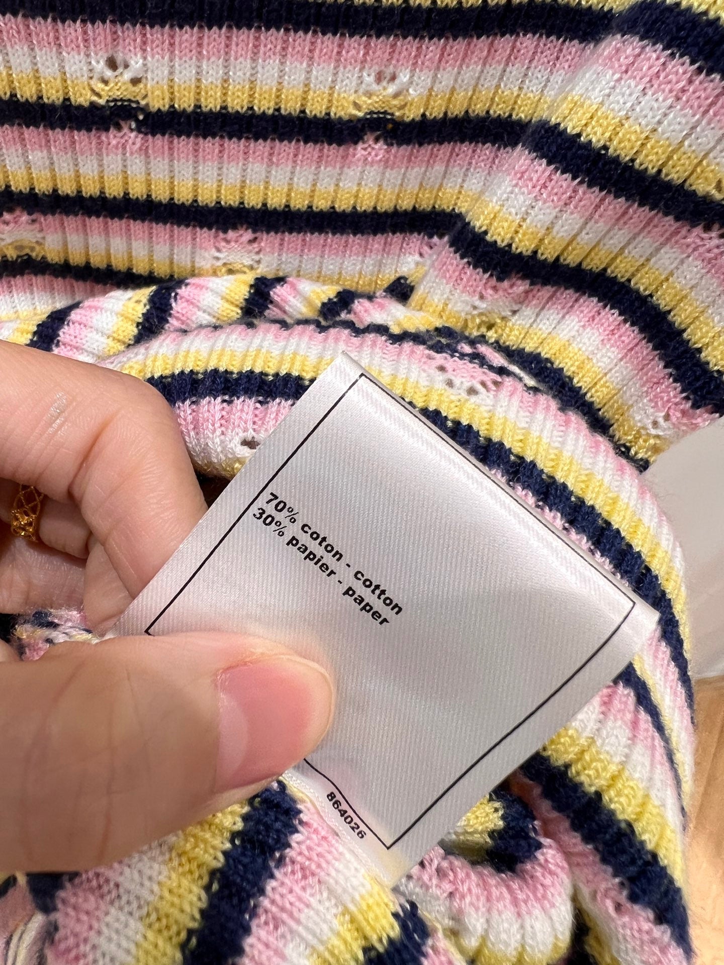 Chanel pulover stripes