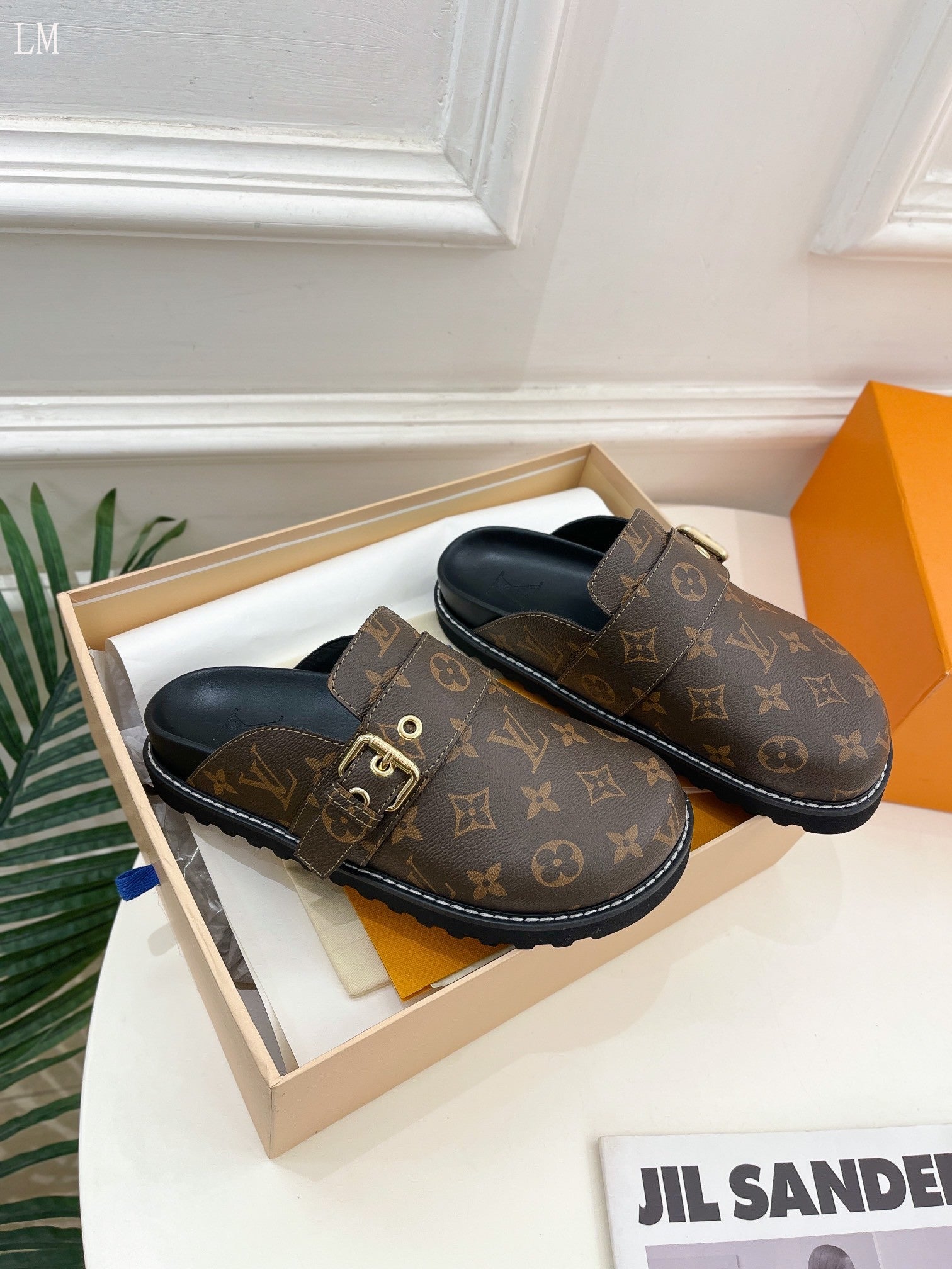 Louis Vuitton mules monogram