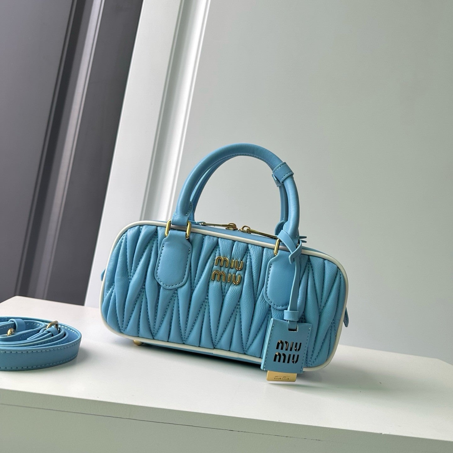 Miu Miu blue bag