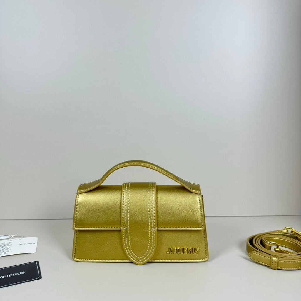 Geantă Jacquemus aurie