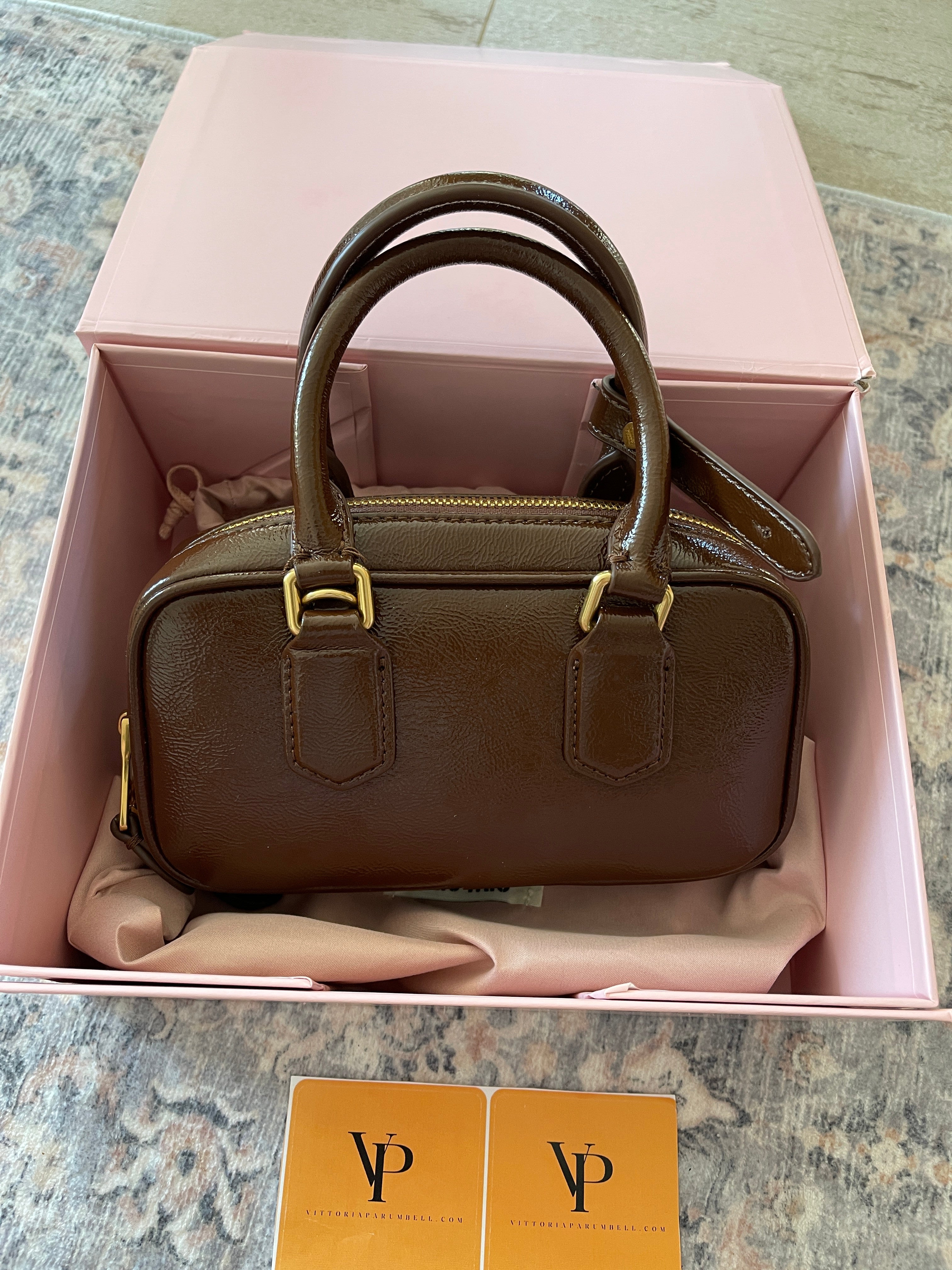 Miu Miu brown leather bag