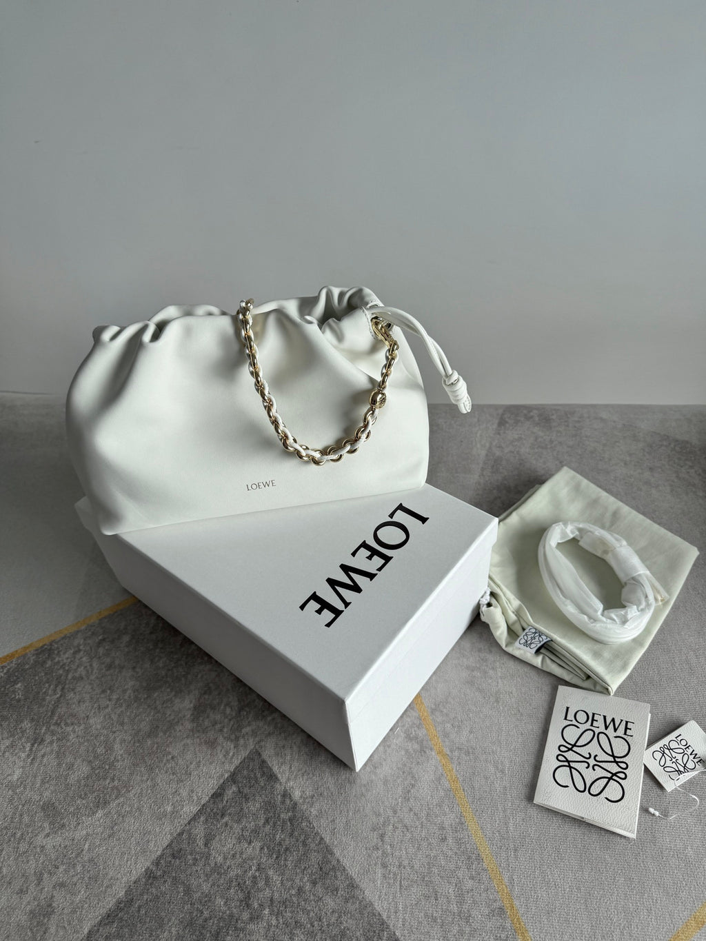 Loewe tote bag white