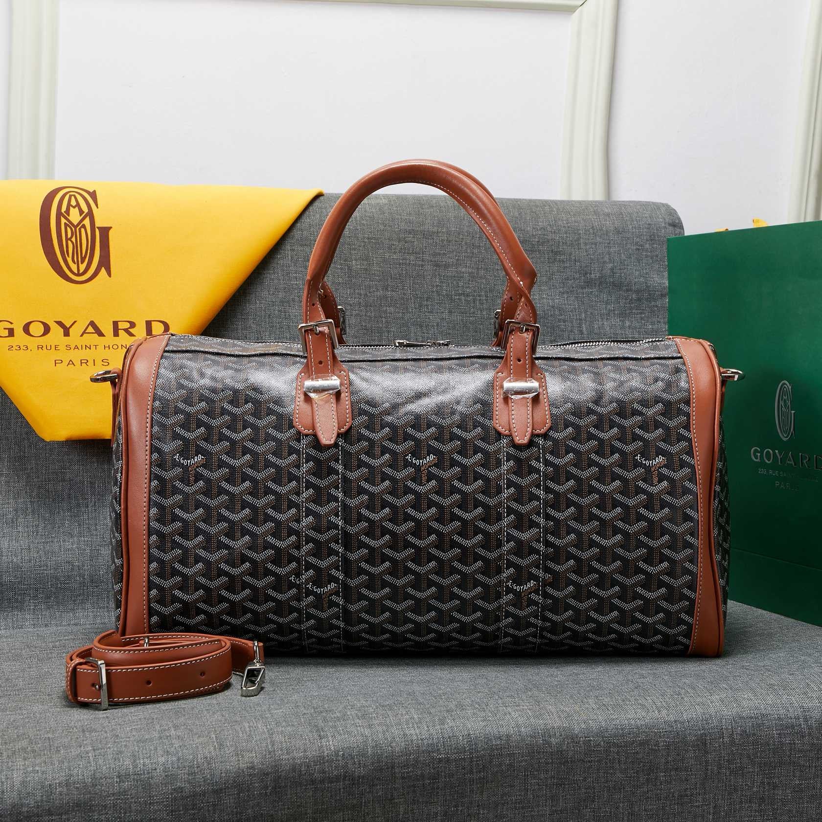 Goyard Leather Travel Bag