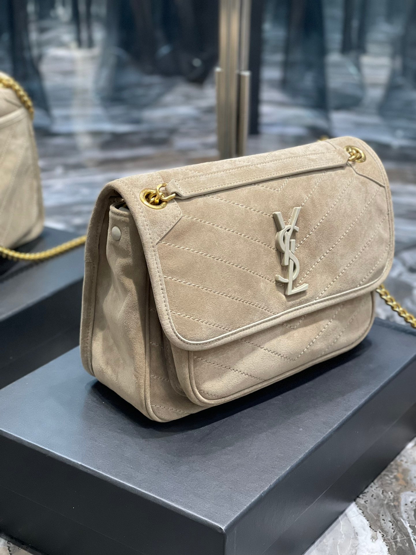 YSL Bag In suede
