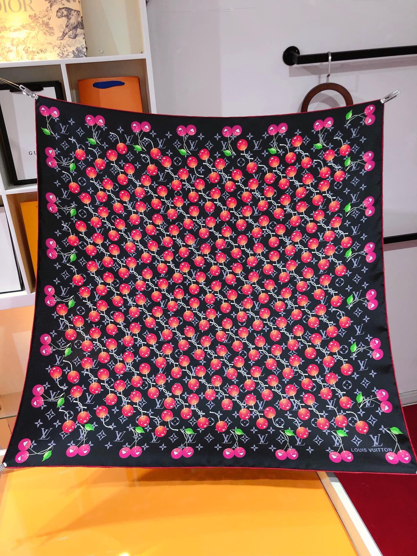 Louis Vuitton scarf silk
