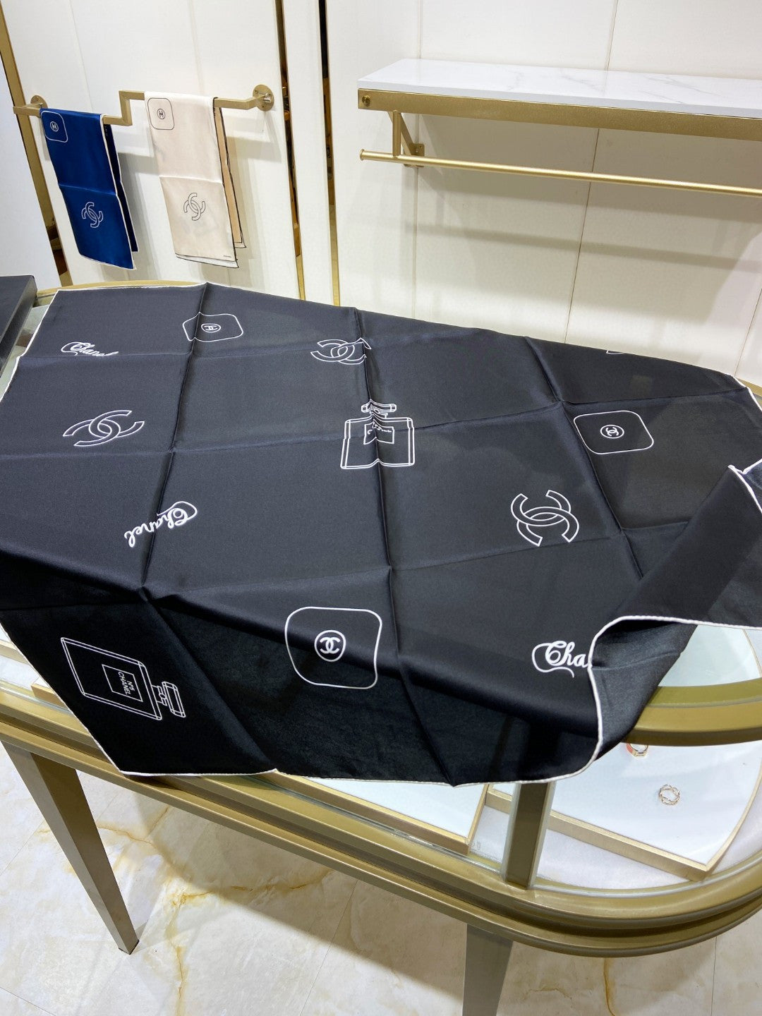 Chanel silk scarf