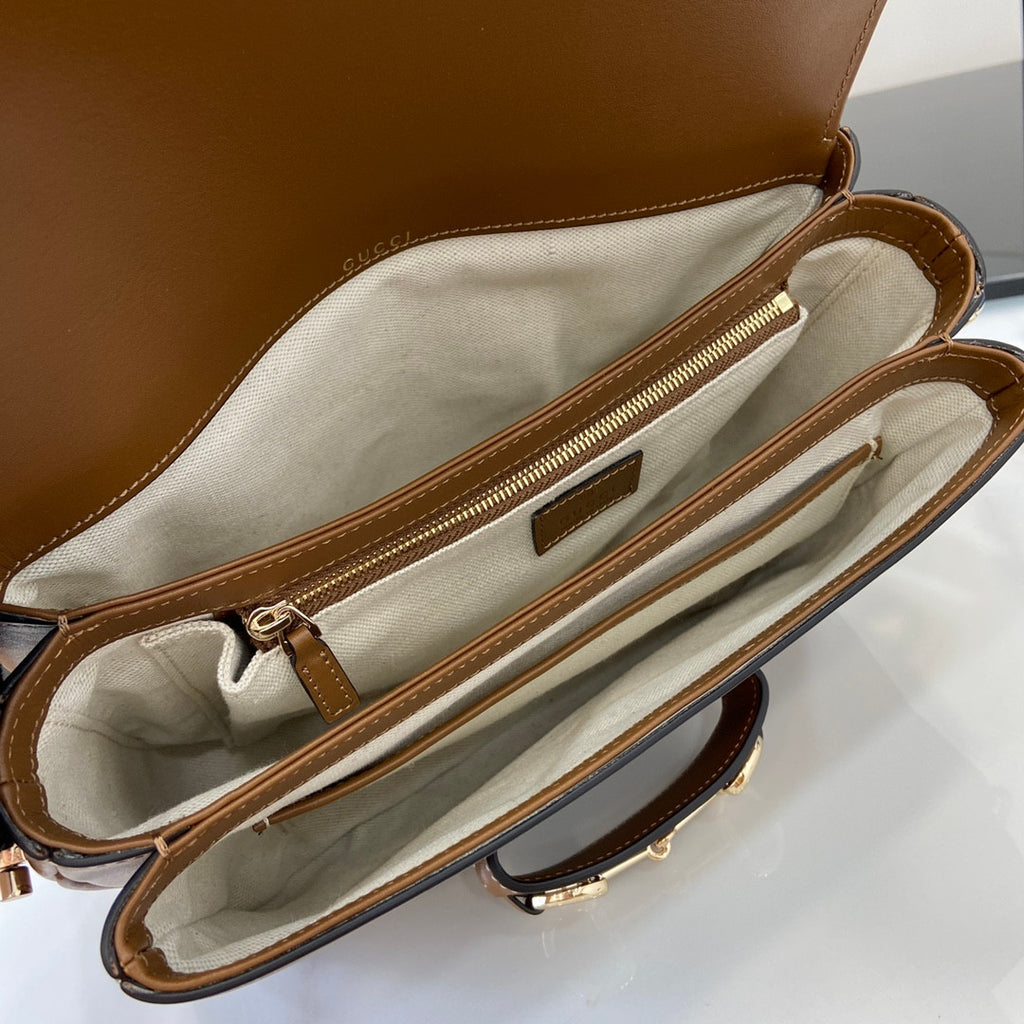 Gucci horsebeat bag brown