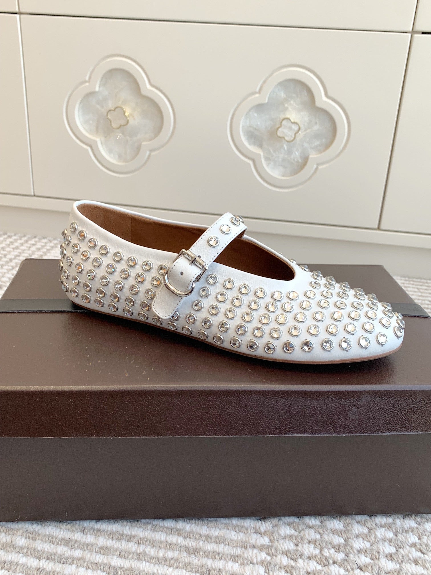 Alaia ballet shoes