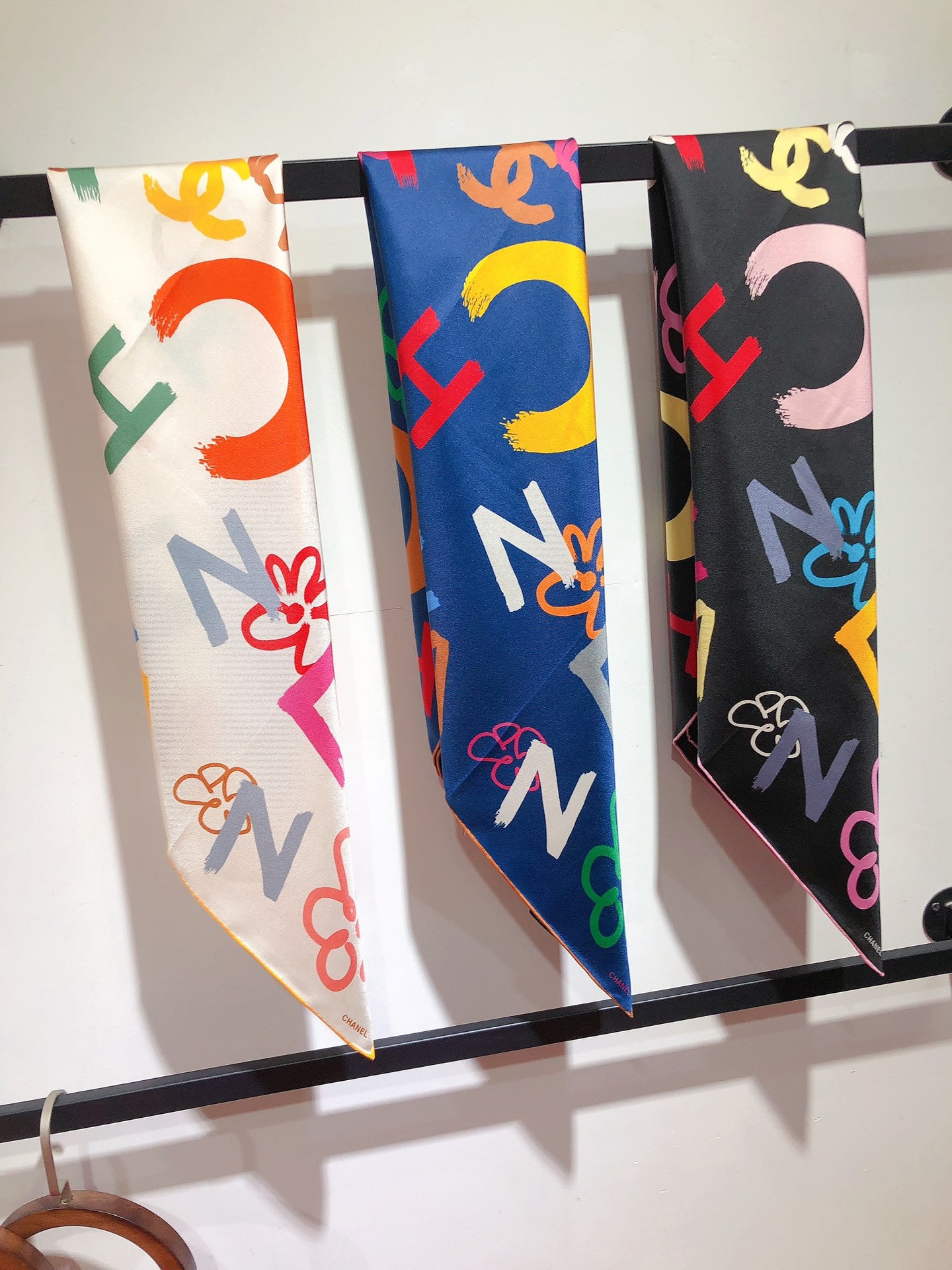Chanel scarf silk