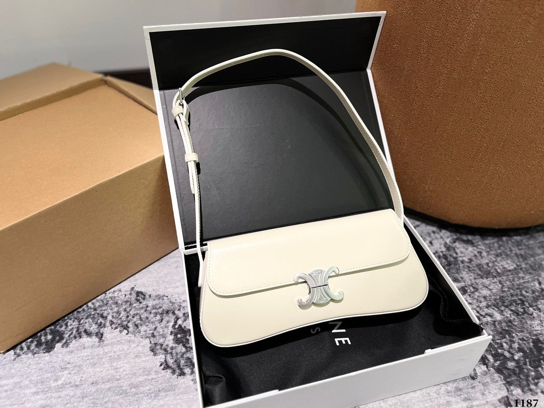 Celine Lola Bag In White