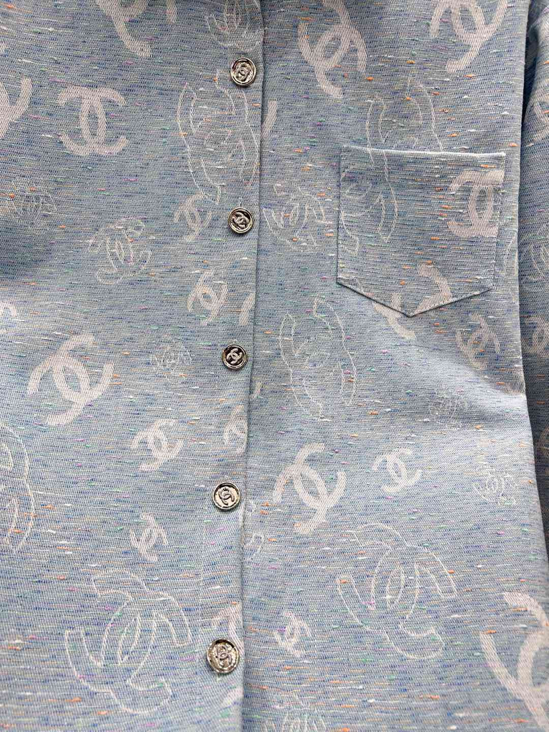 Chanel denim blouse
