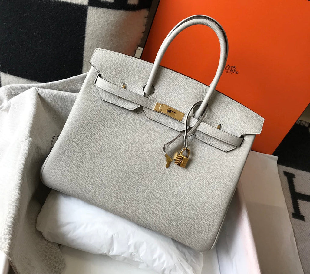 Hermes Birkin din piele Beton Clemence
