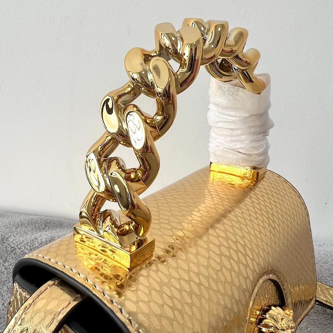 Versace handbag gold
