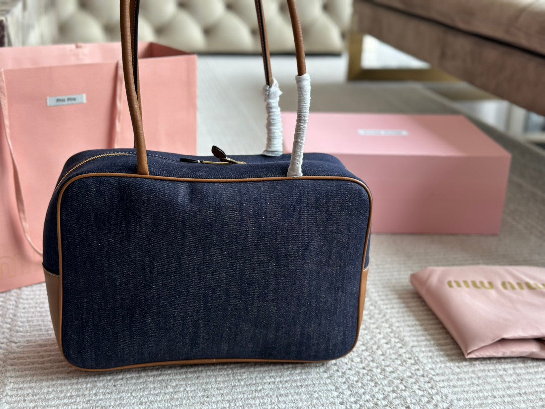 Miu Miu Beau Bag In Denim