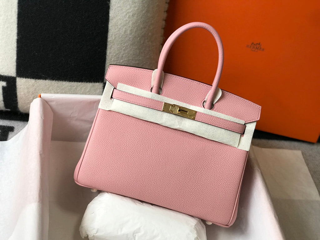 Hermes Birkin în roz azalee