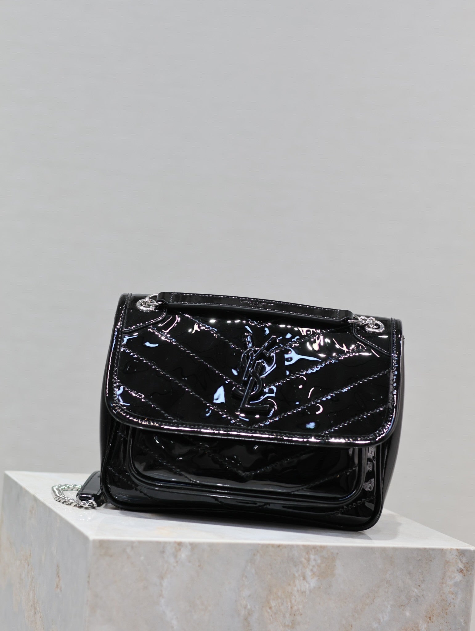 YSL Nikki Bag Shiny Leather