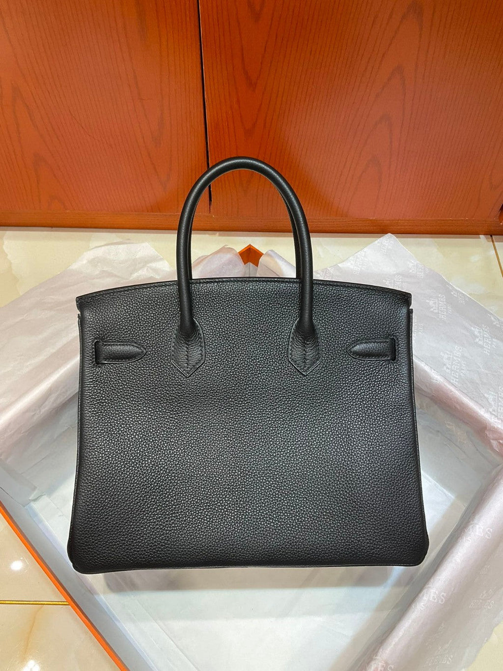 Hermes Togo Birkin Negru
