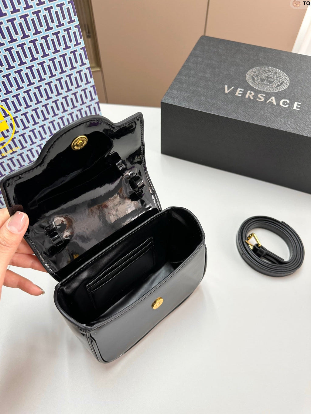 Versace Mini Bag In Black