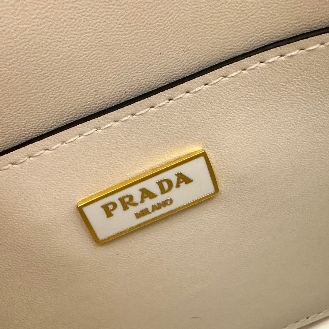 Prada Shoulder Bag In White