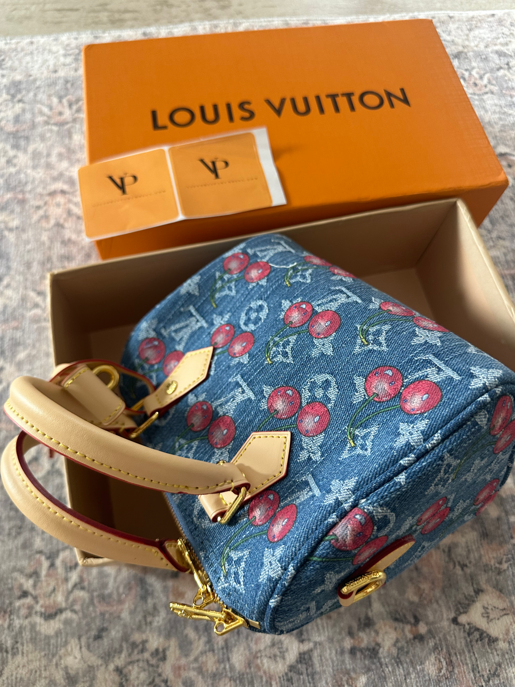 Louis Vuitton bag cherry