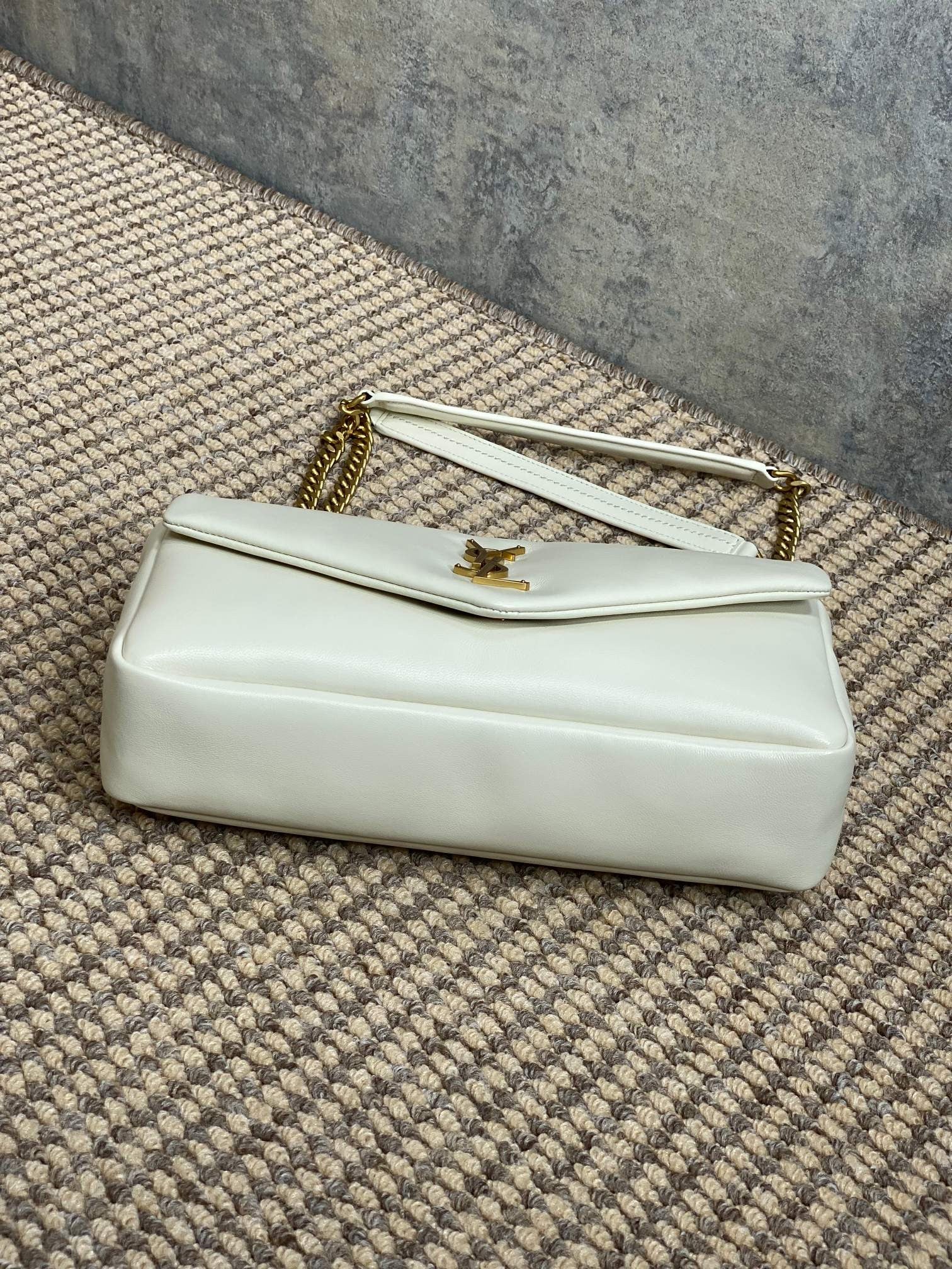YSL Calypso bag white