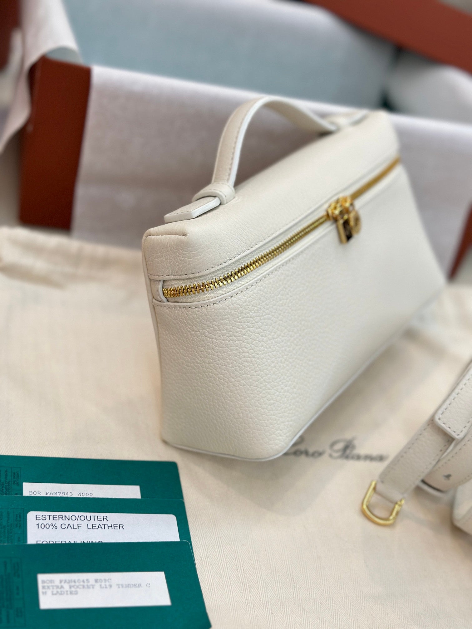 Loro Piana Purse in white