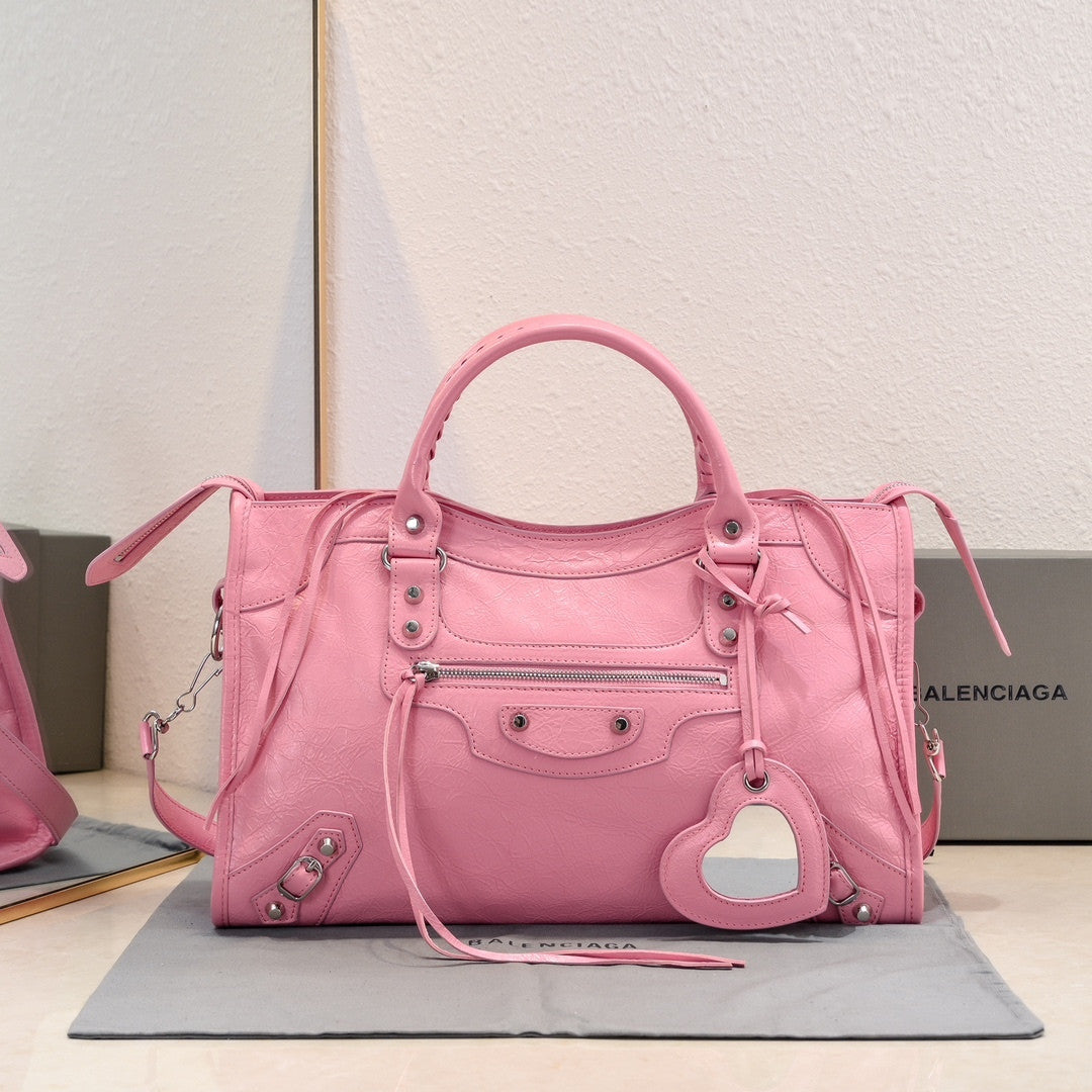 Balenciaga Le City Bag in Pink