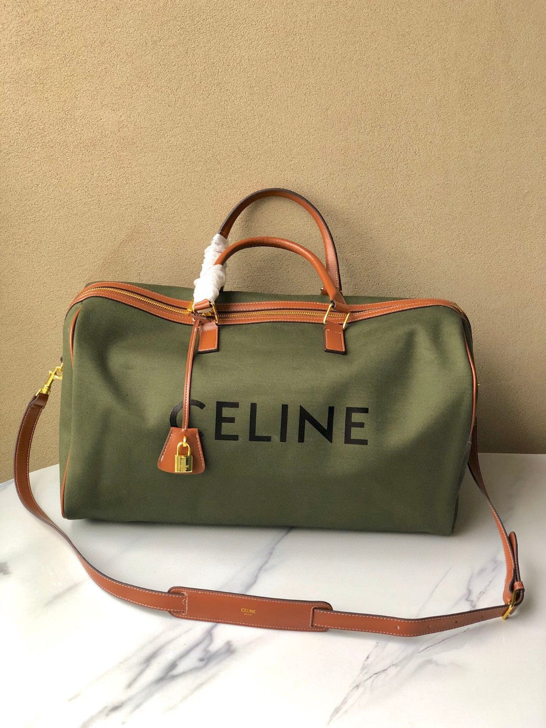 Celine Travel Bag In Canvas